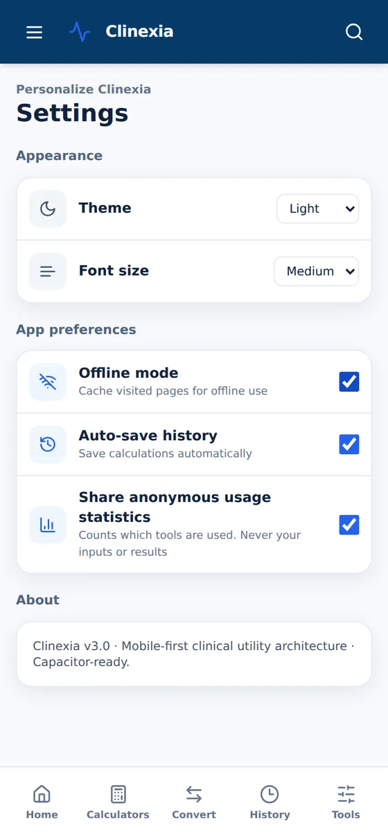Settings: Light, dark or system theme