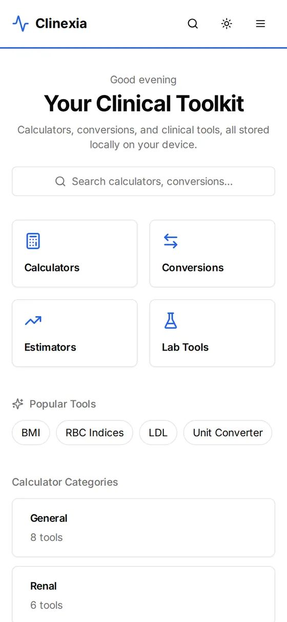 Dashboard: Installable web app (PWA) on a phone